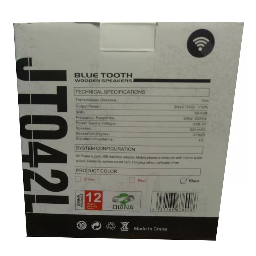 اسپیکر دسکتاپ دیانا مدل JT042L