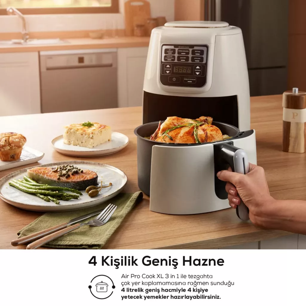 هواپز 4 لیتری کاراجا مدل Air Pro Cook 3 in 1 XL