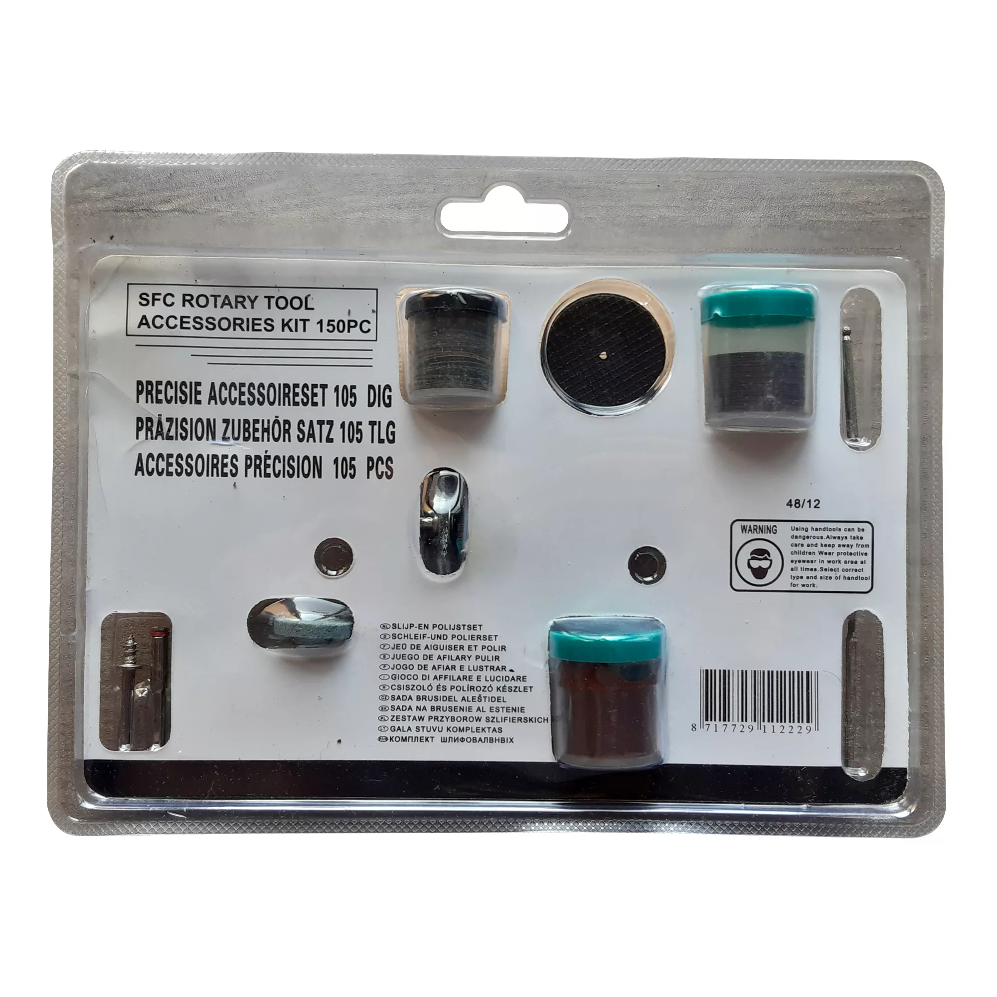 مجموعه 105 عددی سری فرز انگشتی مدل RTAK105