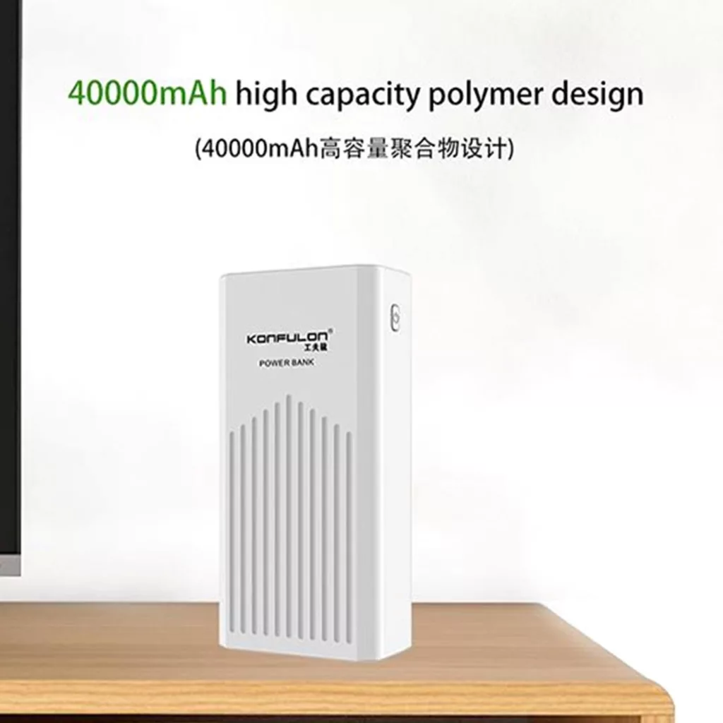 پاوربانک کانفلون مدل P40Q ظرفیت 40000 میلی آمپر ساعت