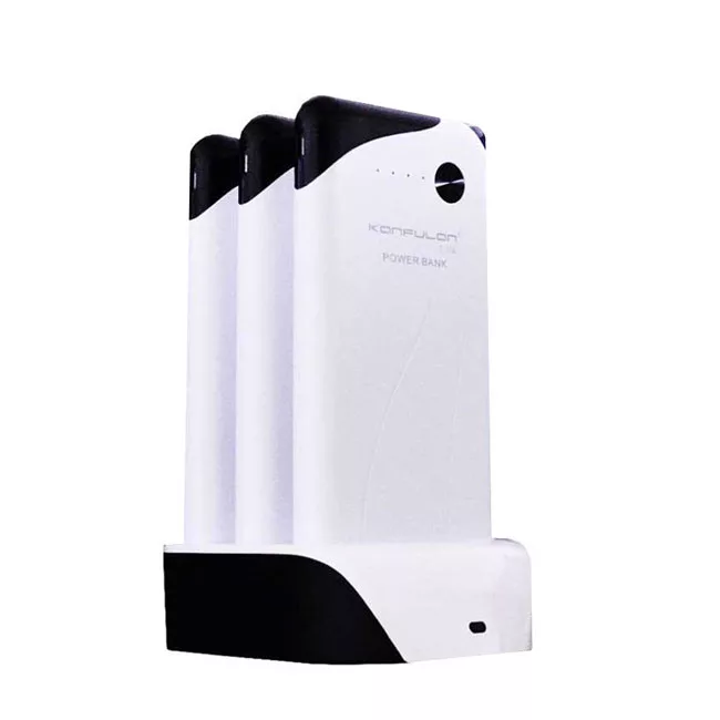 پاوربانک کانفلون مدل PS-01 ظرفیت ۳۰۰۰۰ میلی آمپر ساعت بسته سه عددی