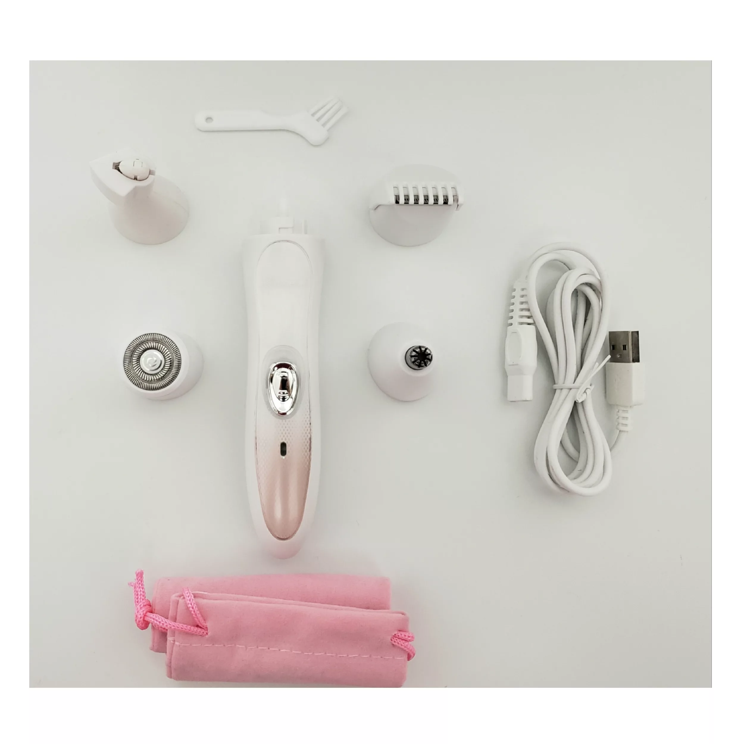 ست ماشین اصلاح موی صورت بانوان پروجیمی مدل 3078