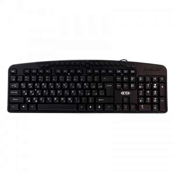 کیبورد دیتکس پلاس مدل D-410 با حروف فارسی