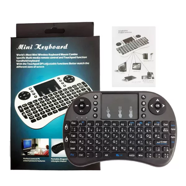 مینی کیبورد بی سیم همراه با تاچ پد مدل H9
