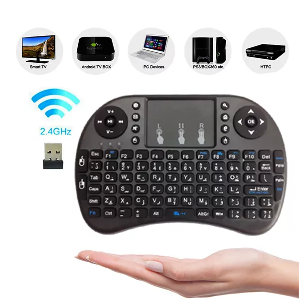 مینی کیبورد بی سیم همراه با تاچ پد مدل H9