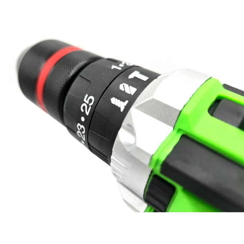 دریل چکشی شارژی صنعتی باس مدل BS-148VF-G مجموعه 26 عددی