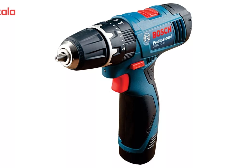 دریل پیچ گوشتی چکشی شارژی بوش مدل GSB 120-LI