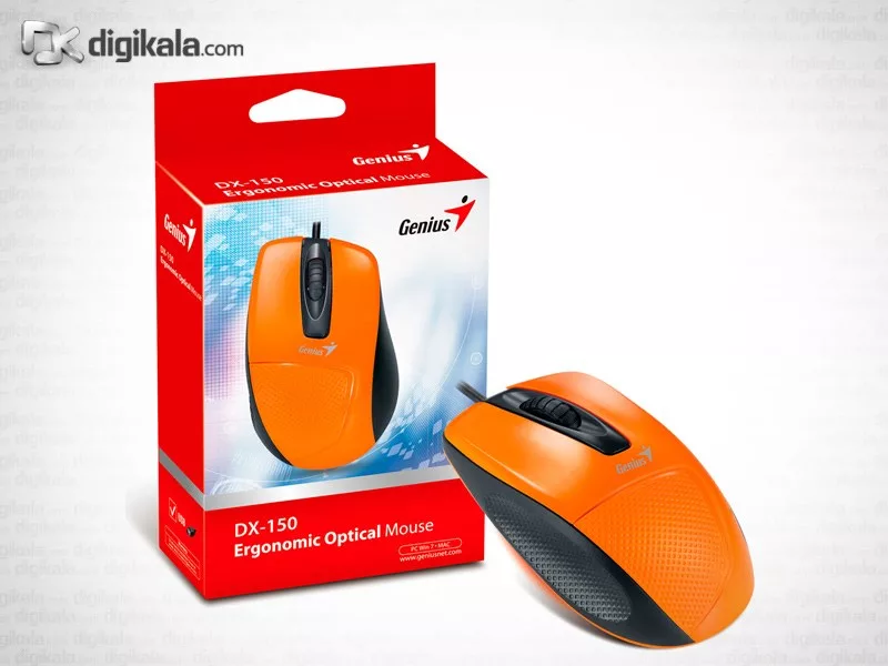ماوس ارگونومیک و اپتیکال جنیوس DX-150