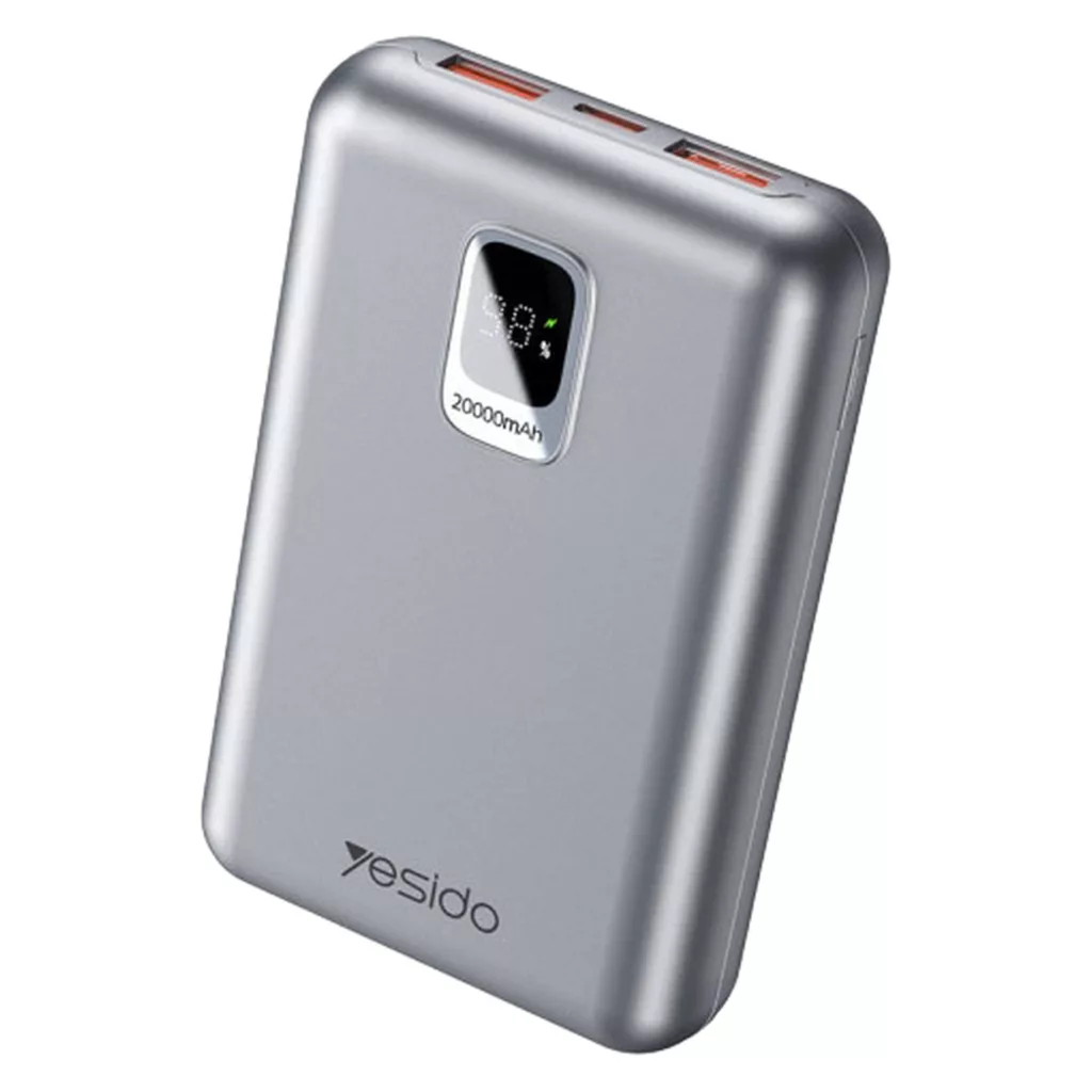 پاوربانک یسیدو مدل YP47 ظرفیت 20000 میلی‌آمپر ساعت