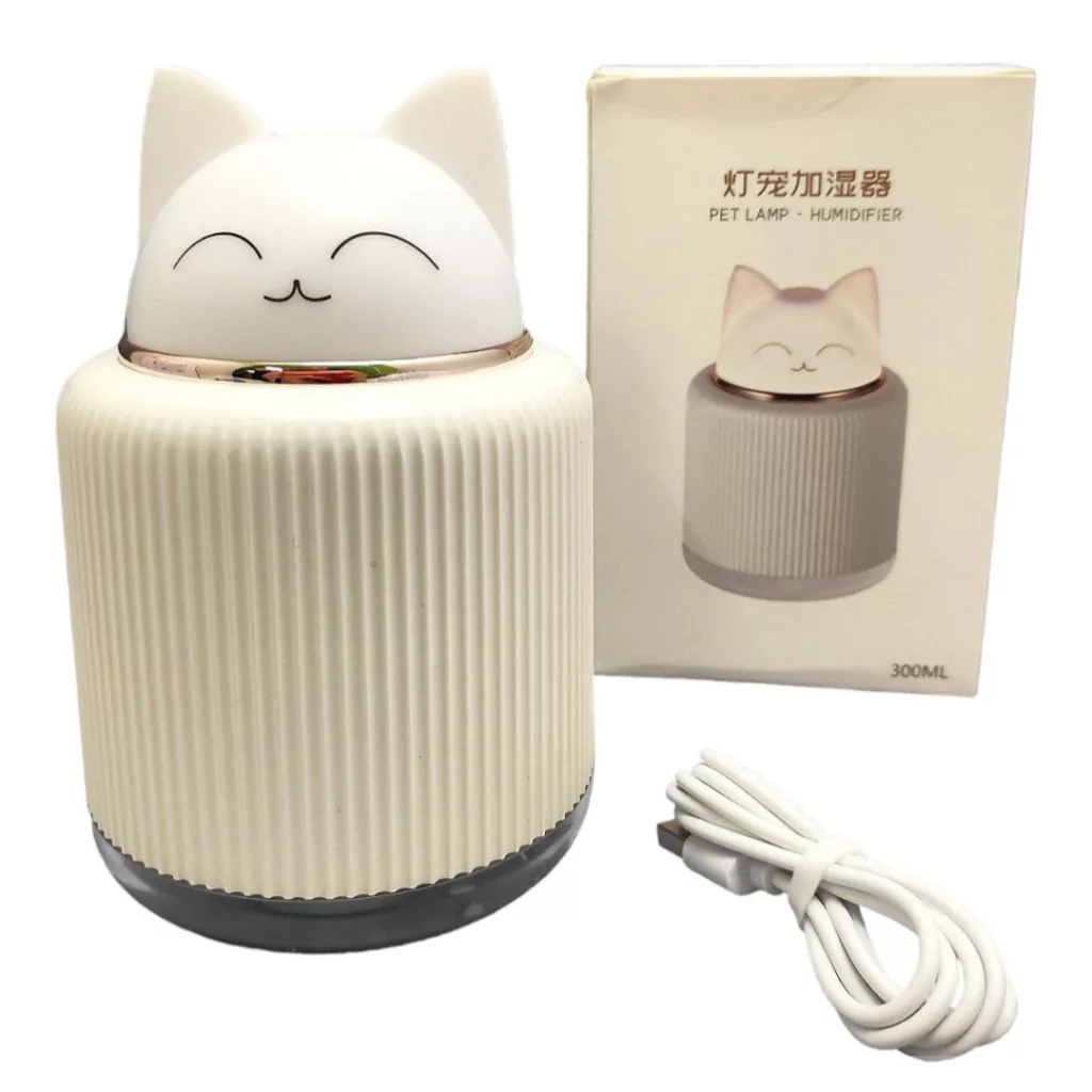 دستگاه بخور سرد مدل چراغدار طرح گربه