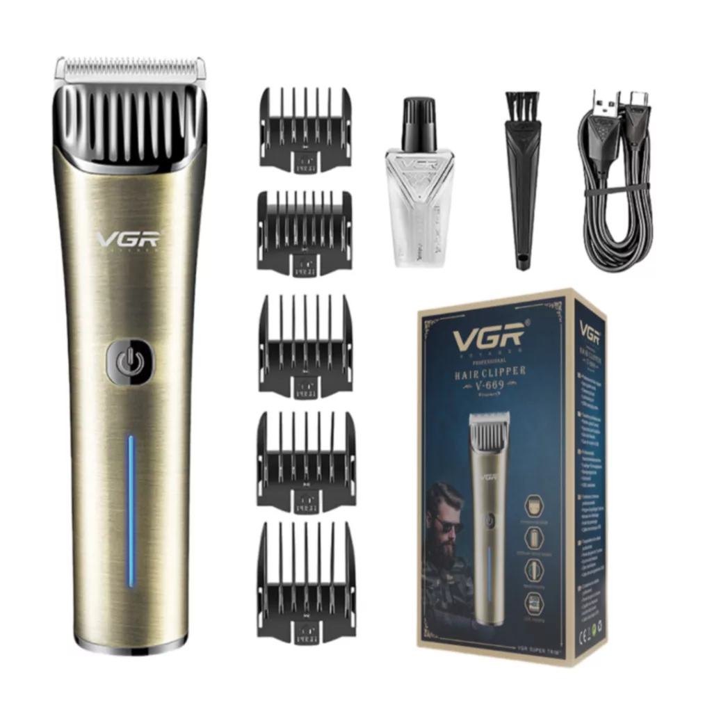 ماشین اصلاح موی سر و صورت شارژی وی جی ار مدل V-669