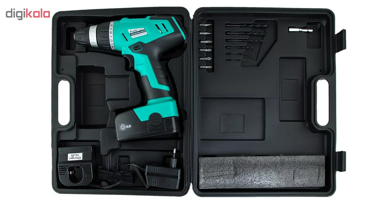 دریل پیچ گوشتی شارژی پروکیت مدل PT-1441F