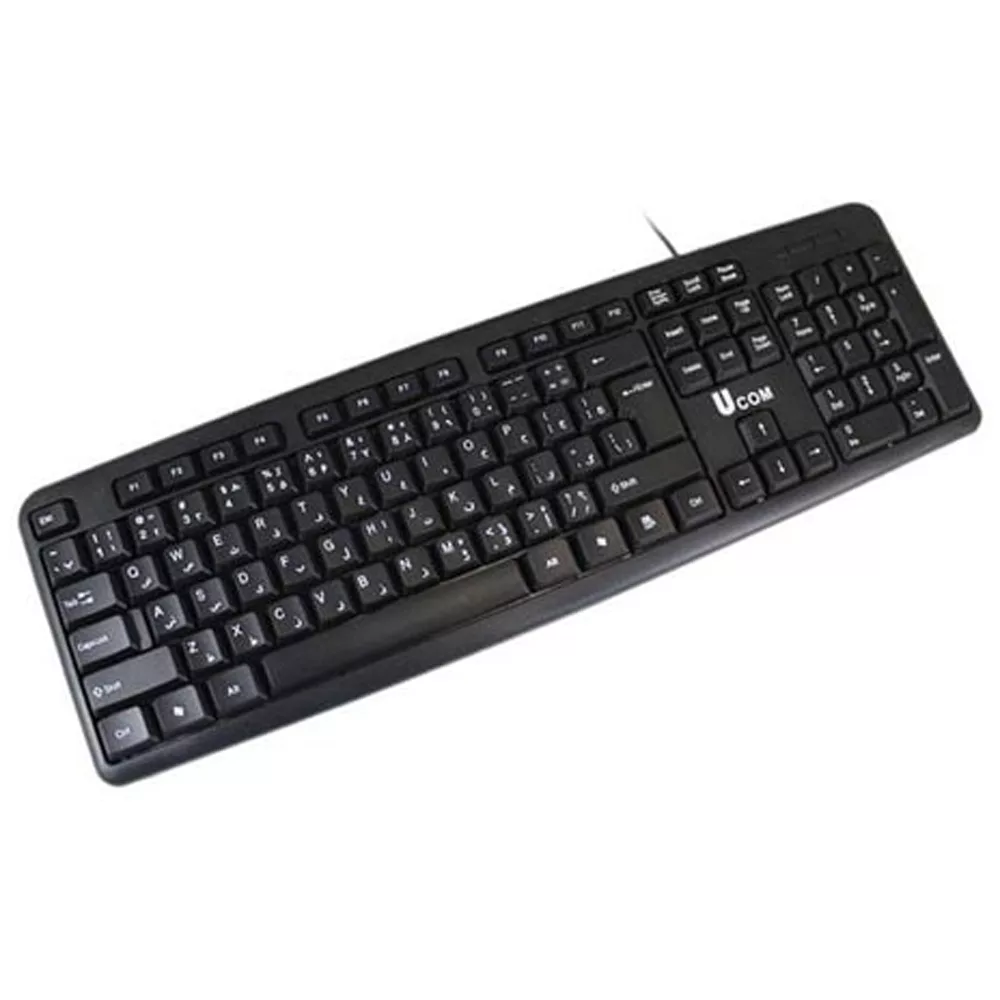 کیبورد و ماوس یوکام مدل 2860، سوئیچ ممبران، Full-size