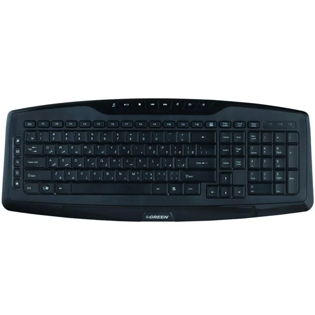 کیبورد گرین مدل GK-501 با حروف فارسی