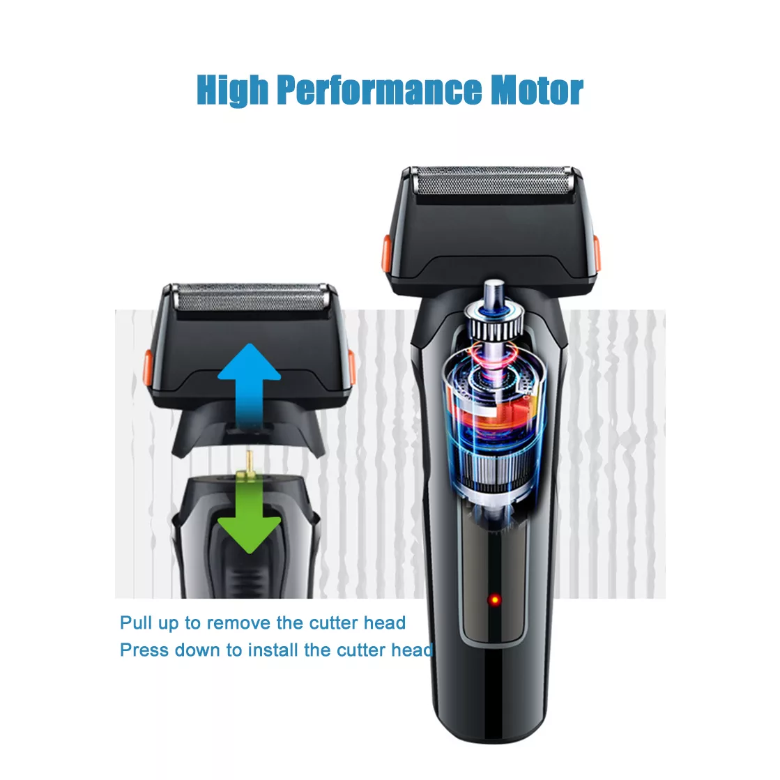 ست ماشین اصلاح موی صورت و بدن اچ تی سی مدل AT-1088