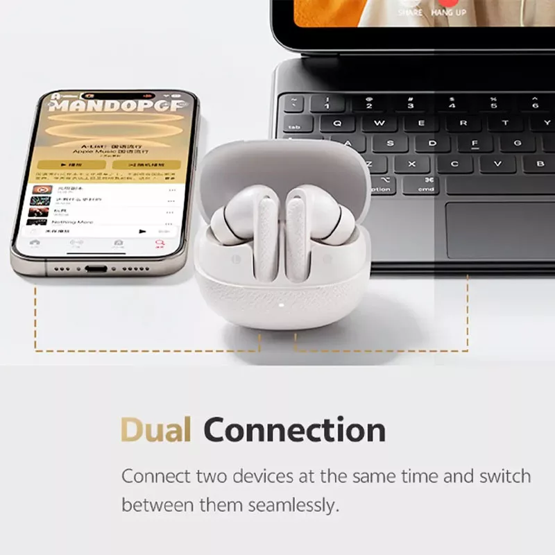 هدفون بلوتوثی کیو سی وای مدل Buds ANC HT15