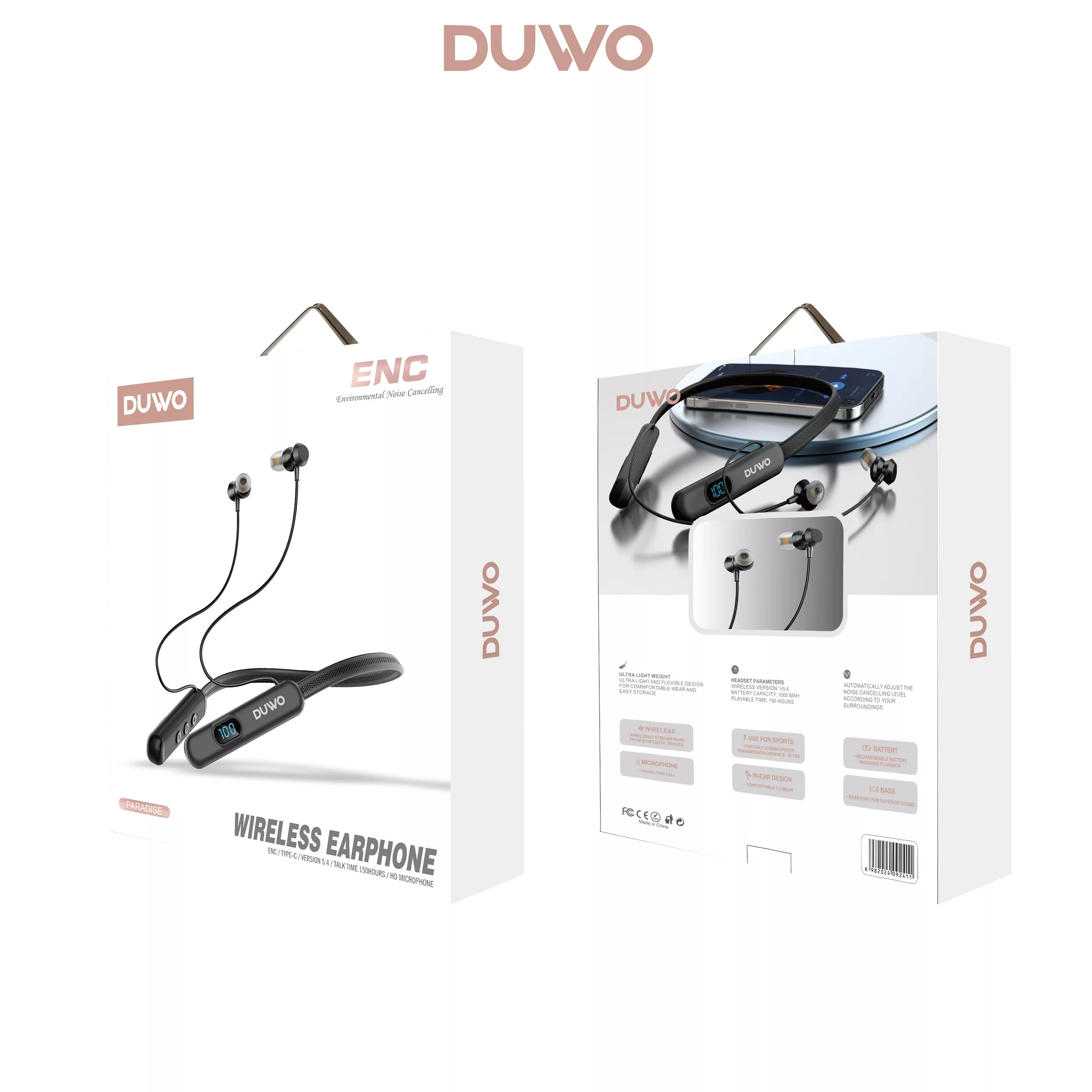 هدفون بلوتوثی داوو مدل PARADISE