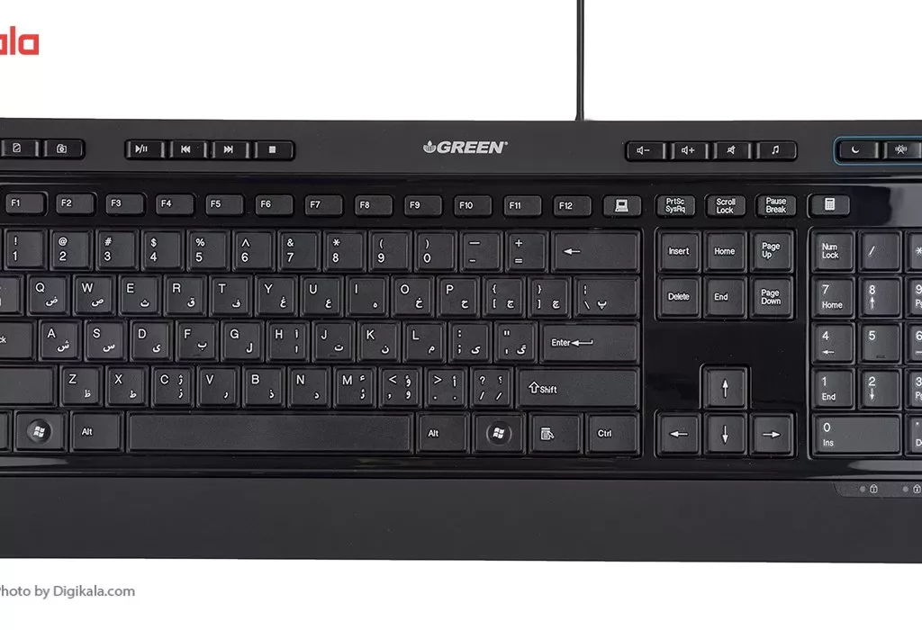 کیبورد گرین مدل GK-502 با حروف فارسی