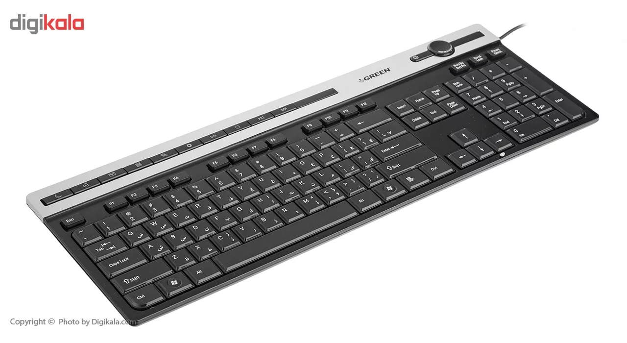 کیبورد گرین مدل GK-503، سوییچ ممبران، Full-Size