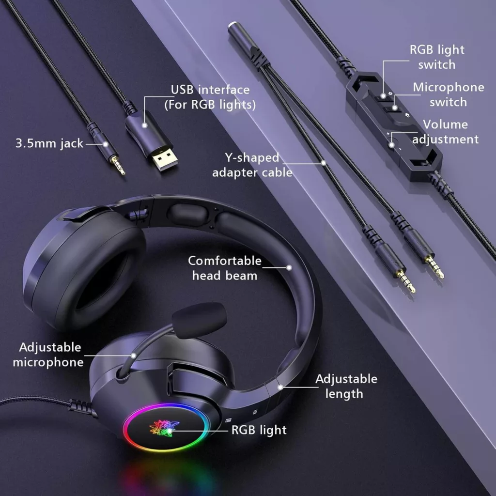 هدست مخصوص بازی سیوتک مدل K9 RGB