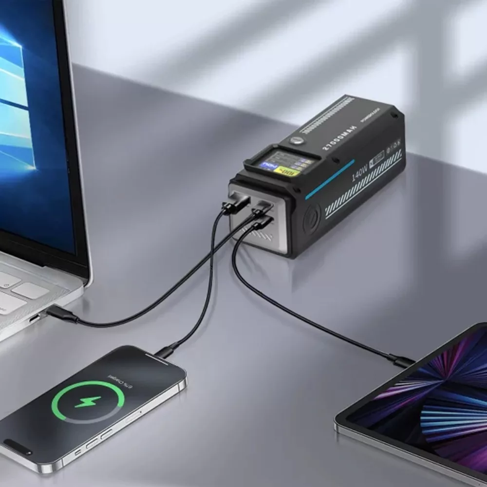 پاوربانک پاورولوجی مدل PPBCHA83 ظرفیت 27000 میلی آمپر ساعت