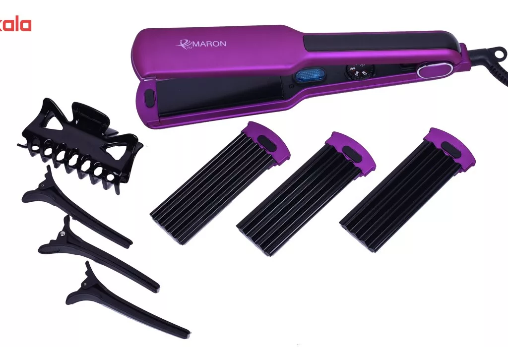 اتو مو تیتانیوم چهار کاره حرفه ای پرومارون مدل RL-1109