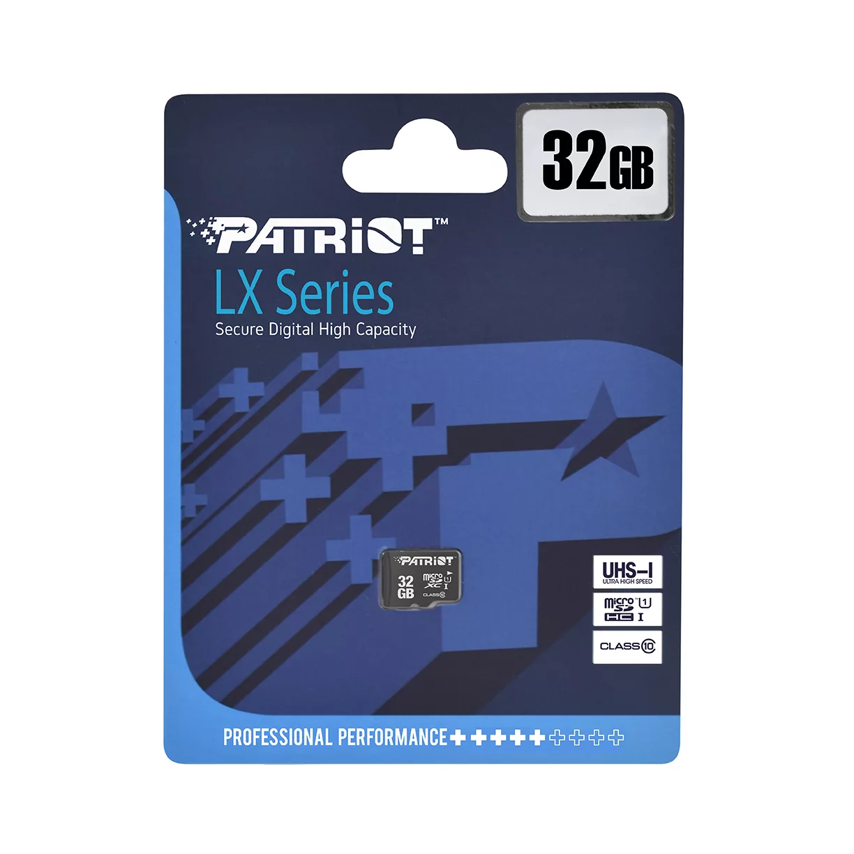 کارت حافظه‌ microSDXC پتریوت مدل LX کلاس 10 استاندارد UHS-I U1سرعت 80MBps ظرفیت 32 گیگابایت