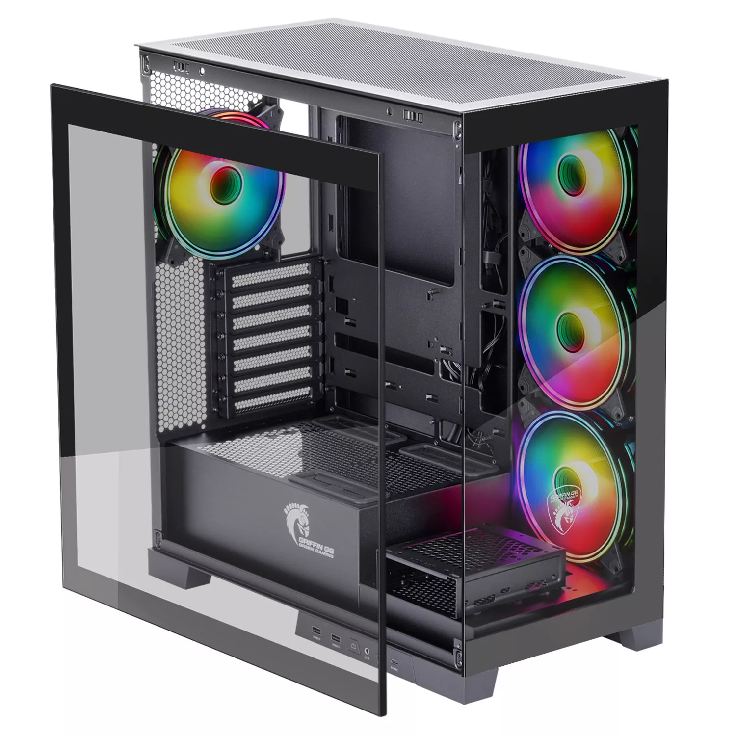 کیس کامپیوتر گیمینگ گرین مدل GRIFFIN G8