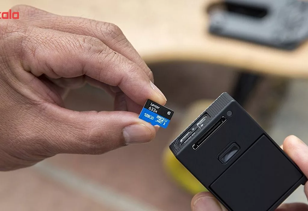 کارت حافظه‌ microSDXC لکسار مدل High-Performance کلاس 10 استاندارد UHS-I U1 سرعت 95MBps 633X همراه با آداپتور SD ظرفیت 128 گیگابایت