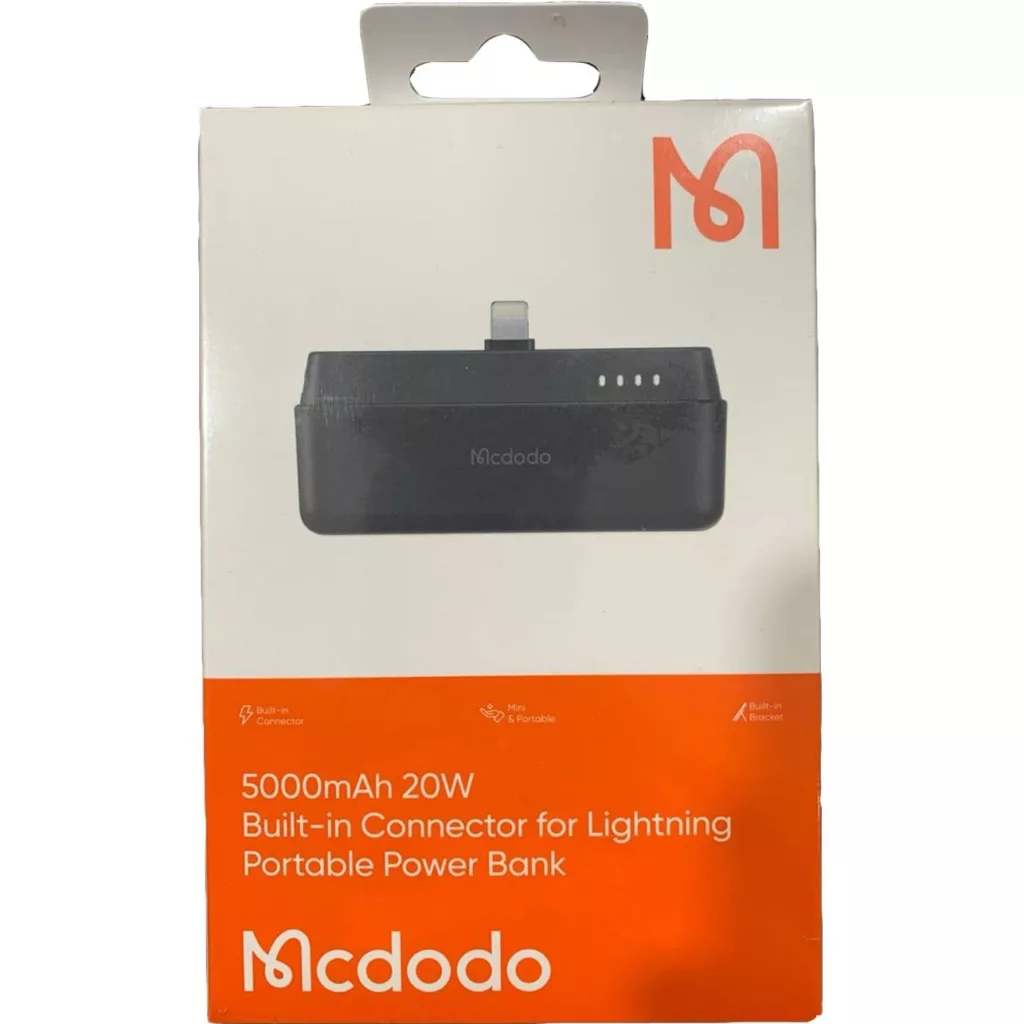 پاوربانک مک دود مدل MC-6282 ظرفیت 5000 میلی آمپر ساعت