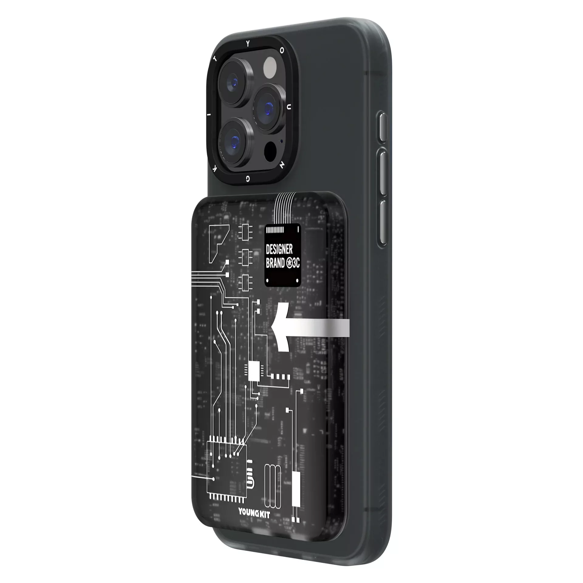 پاوربانک یانگ کیت مدل MagSafe Compatible کد Z02 ظرفیت 5000 میلی آمپر ساعت