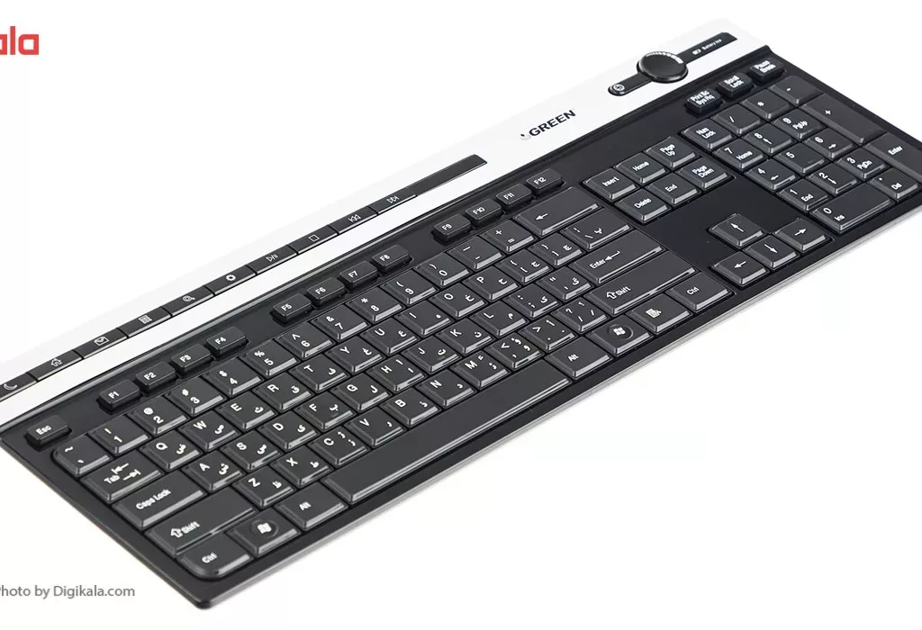 کیبورد و ماوس بی سیم گرین مدل GKM-505W، سوییچ ممبران، Full-Size