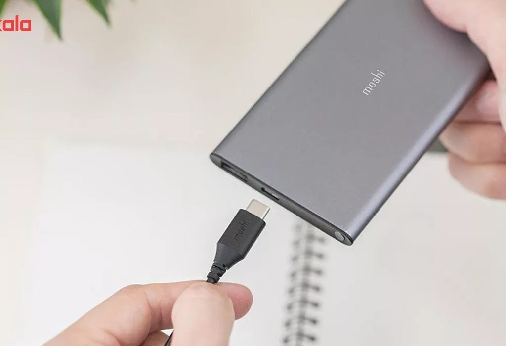 پاوربانک موشی مدل IonSlim 5K ظرفیت 5150 میلی آمپر ساعت