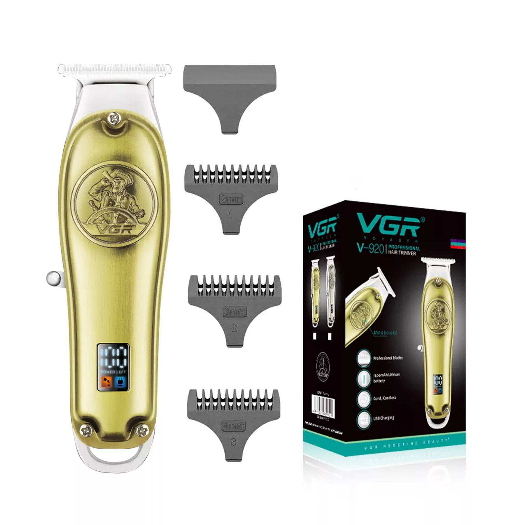 ماشین اصلاح موی سر و صورت وی جی آر مدل V-920