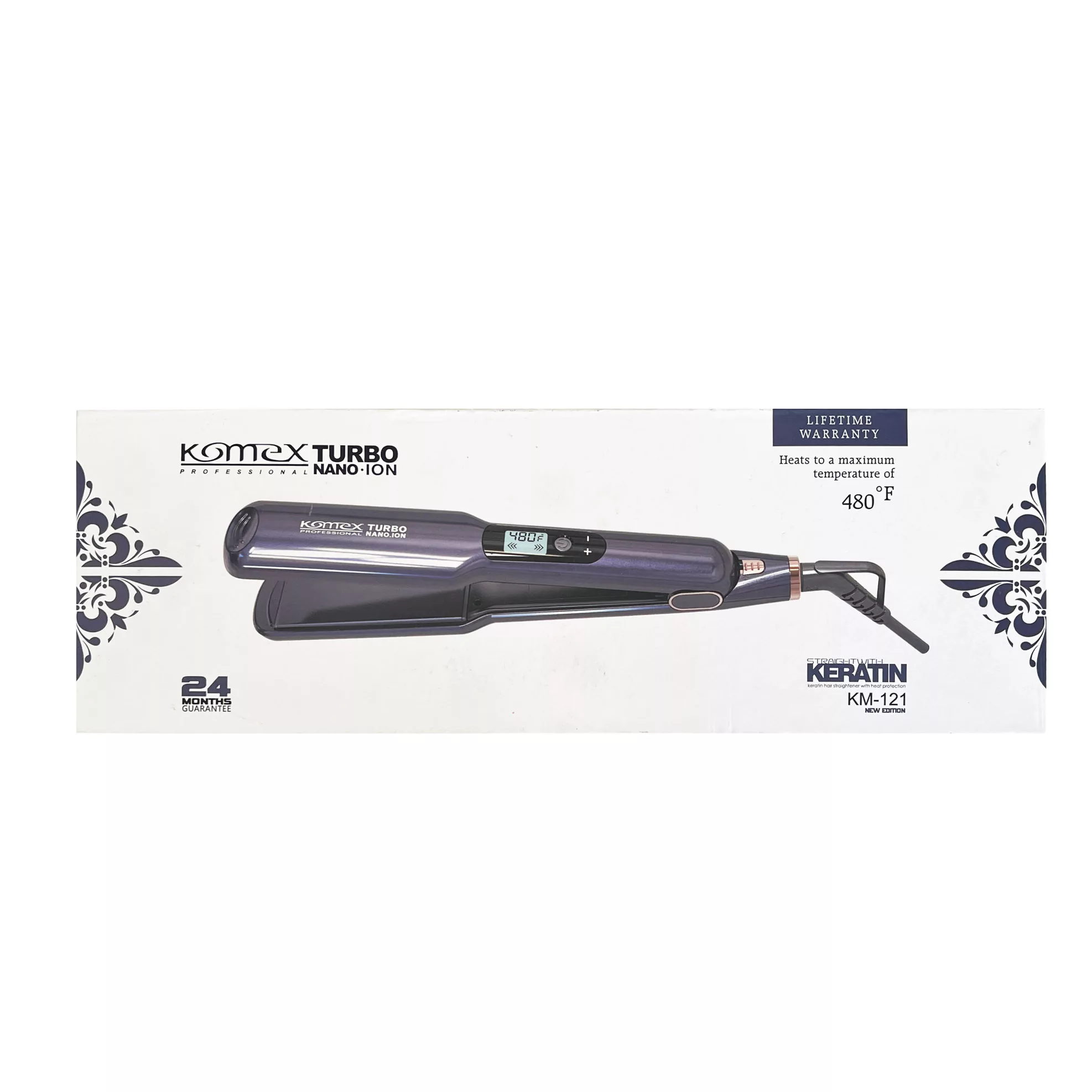 اتو و حالت‌دهنده حرفه‌ای مو کومکس مدل KM-121