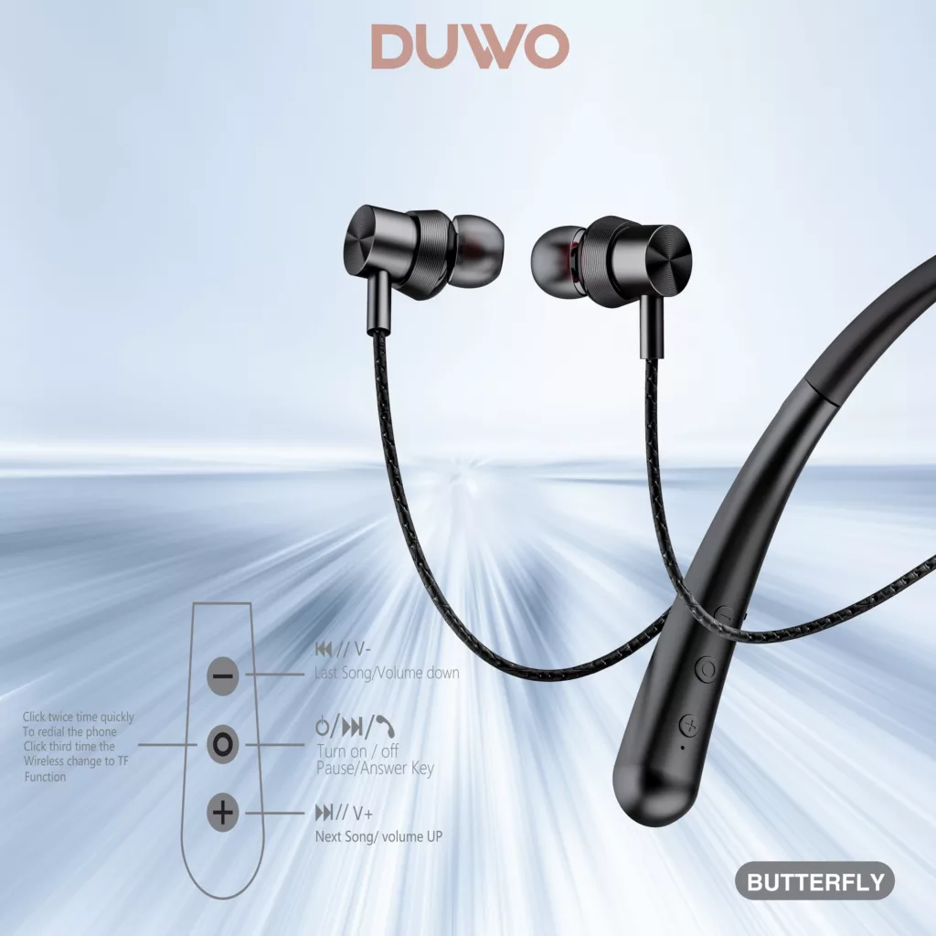 هدفون بلوتوثی داوو مدل BUTTERFLY