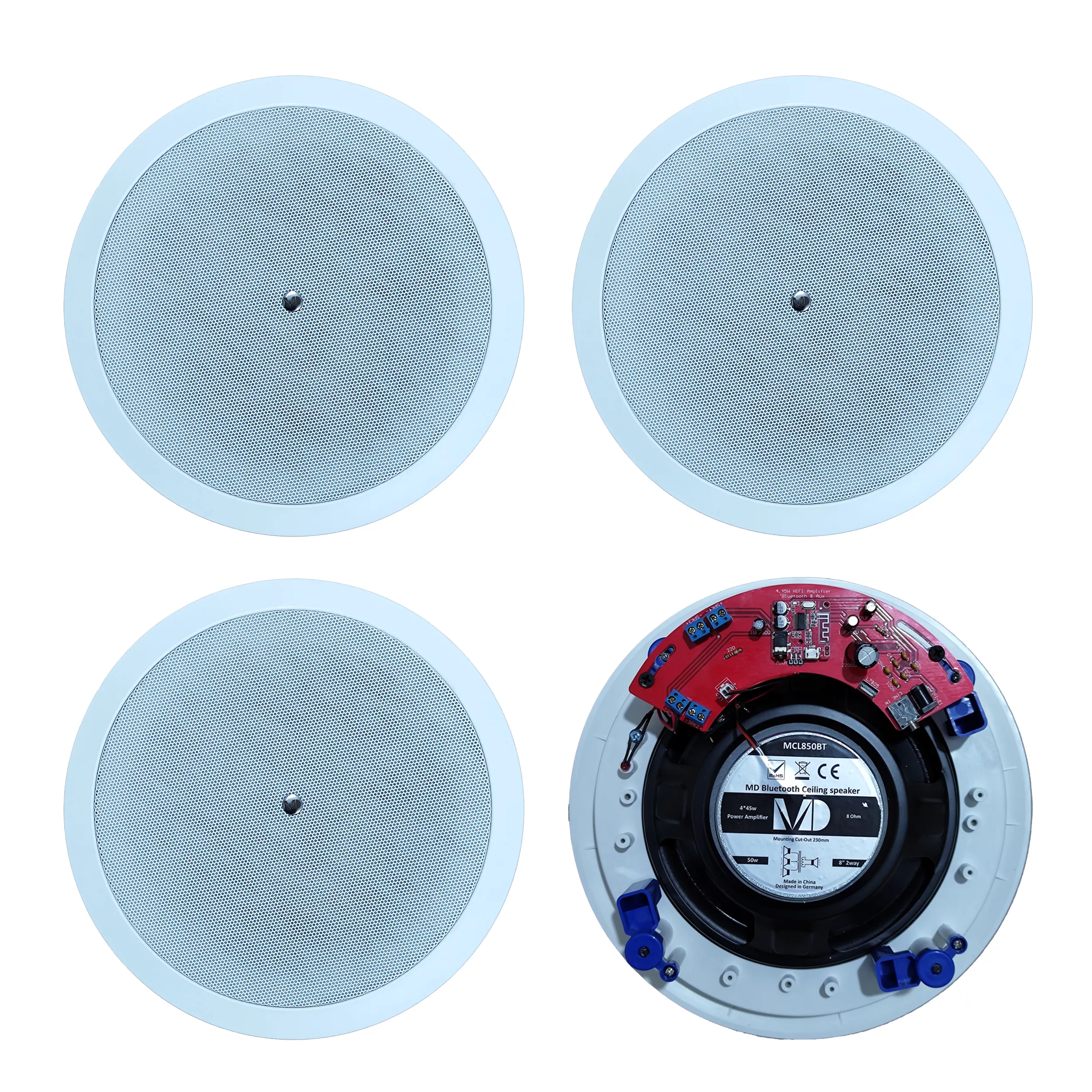 اسپیکر بلوتوثی سقفی ام دی مدل MCL850BT4L بسته 4 عددی