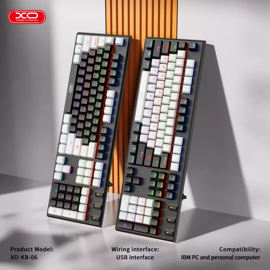 کیبورد و ماوس گیمینگ ایکس او مدل KB-06