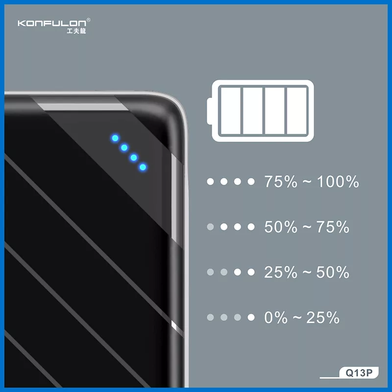پاوربانک کانفلون مدل Q13P ظرفیت 20000 میلی آمپر ساعت