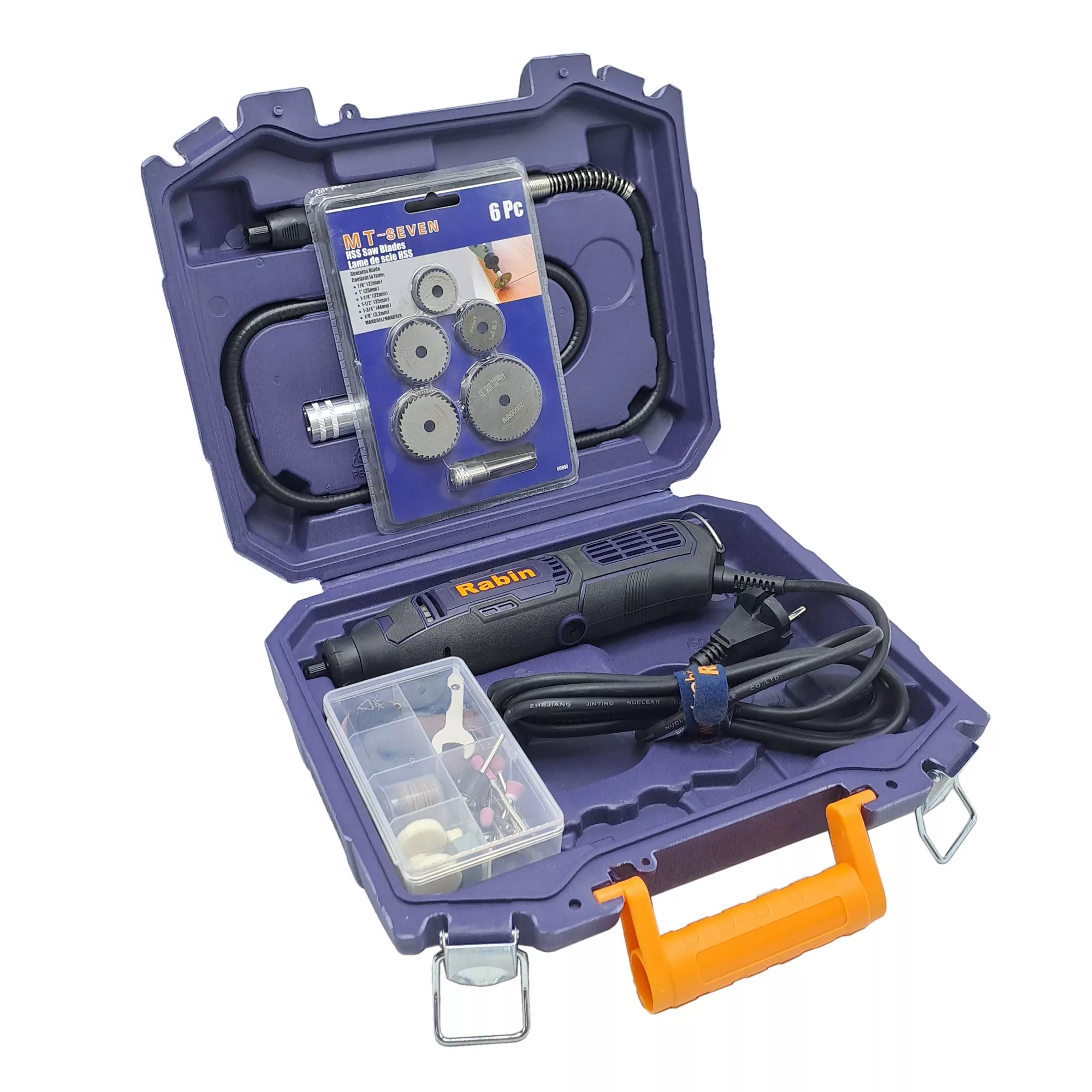 فرز انگشتی دیمر دار 130 وات رابین مدل R3110 مجموعه 107 عددی