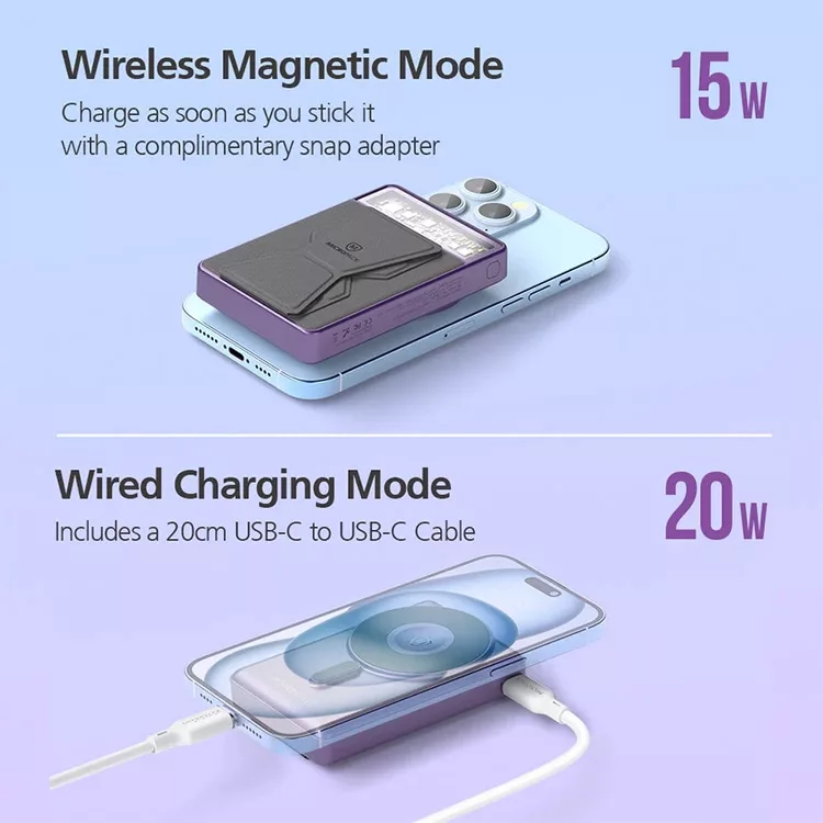 پاوربانک میکرو پک مدل WPB-310 ظرفیت 10000 میلی آمپر ساعت