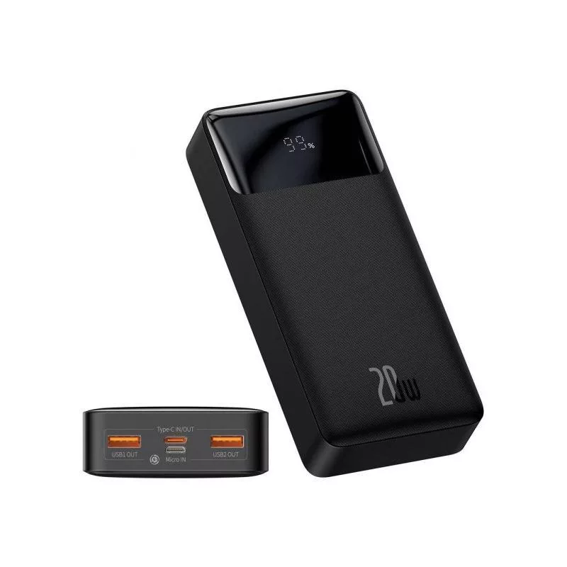 پاوربانک 20 وات باسئوس مدل PPDML-m01 ظرفیت 20000 میلی آمپرساعت