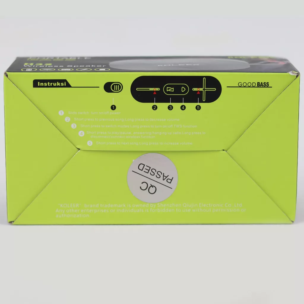 اسپیکر بلوتوثی قابل حمل کلر مدل H32