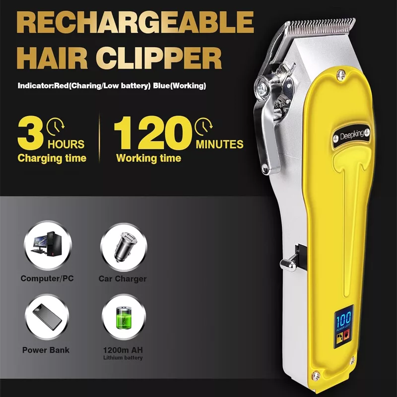 ماشین اصلاح موی سر و صورت شارژی دیپ کینگ مدل DK_173