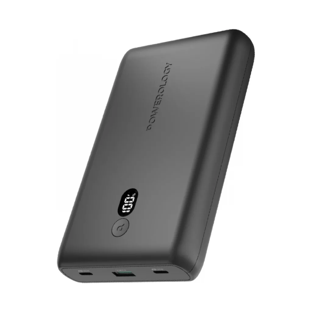 پاوربانک پاورولوژی مدل موبوادیشن 35w ظرفیت 10050 میلی آمپر ساعت