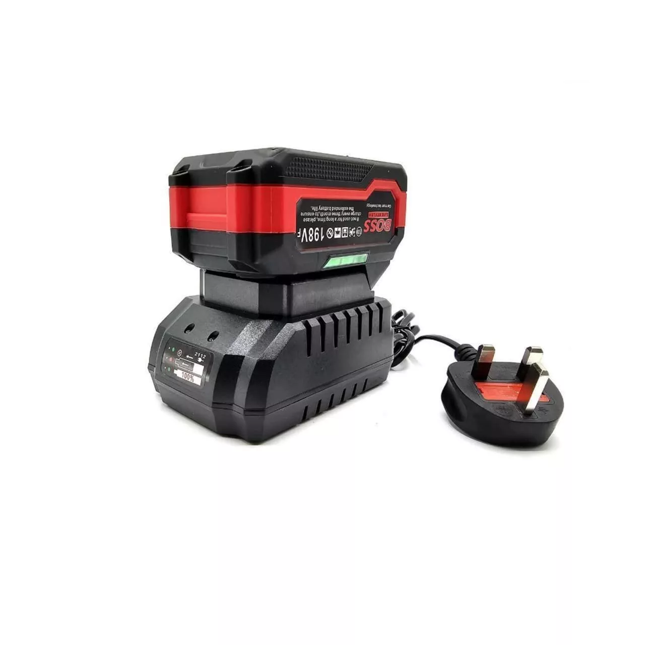 دریل شارژی چکشی باس مدل 198Volt-Brushlessمجموعه 6 عددی