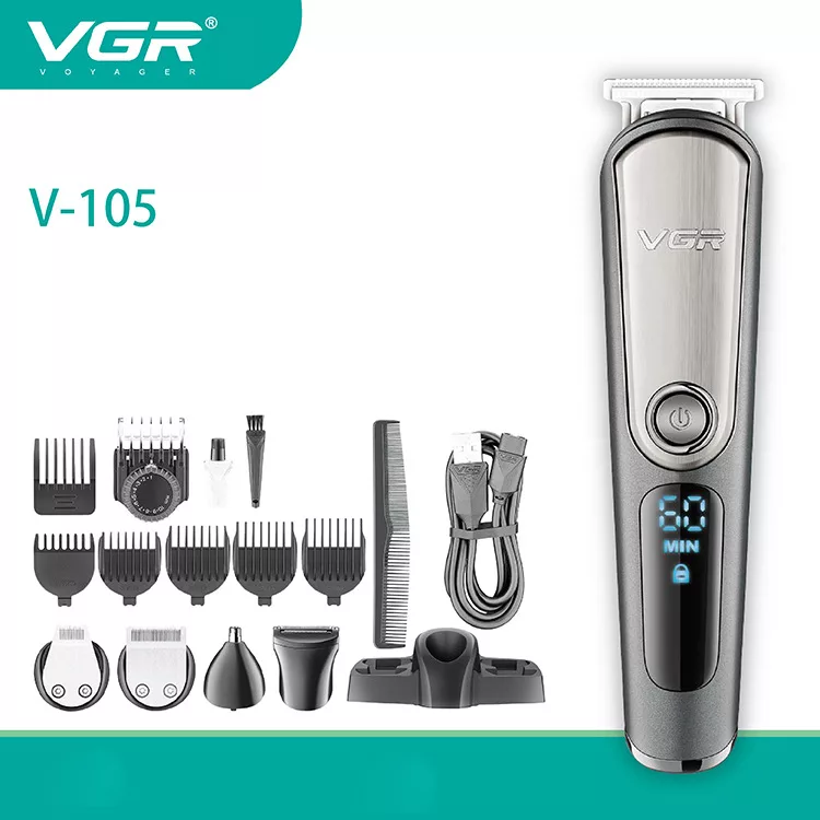 ست ماشین اصلاح موی صورت و بدن وی جی ار مدل 105