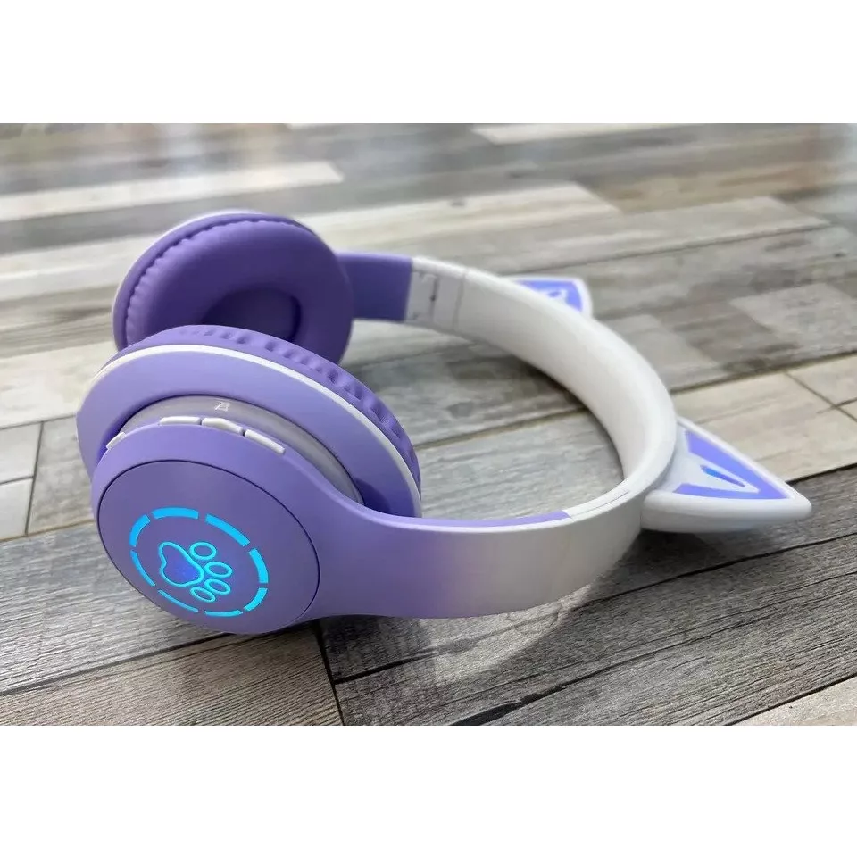 هدفون بی سیم طرح گربه ای مدل PM-12