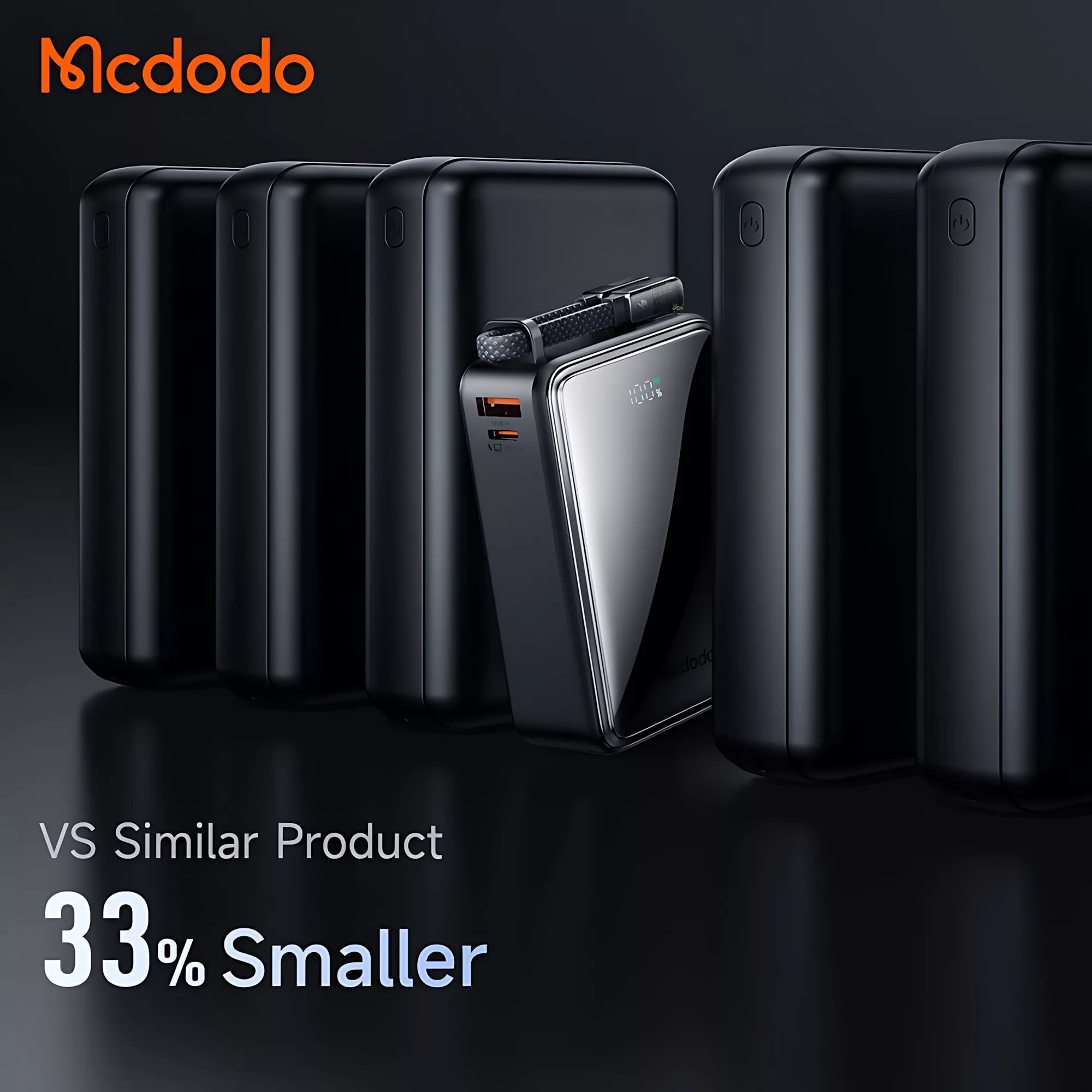 پاوربانک مک دودو مدل MC-056 ظرفیت 25000 میلی آمپر ساعت