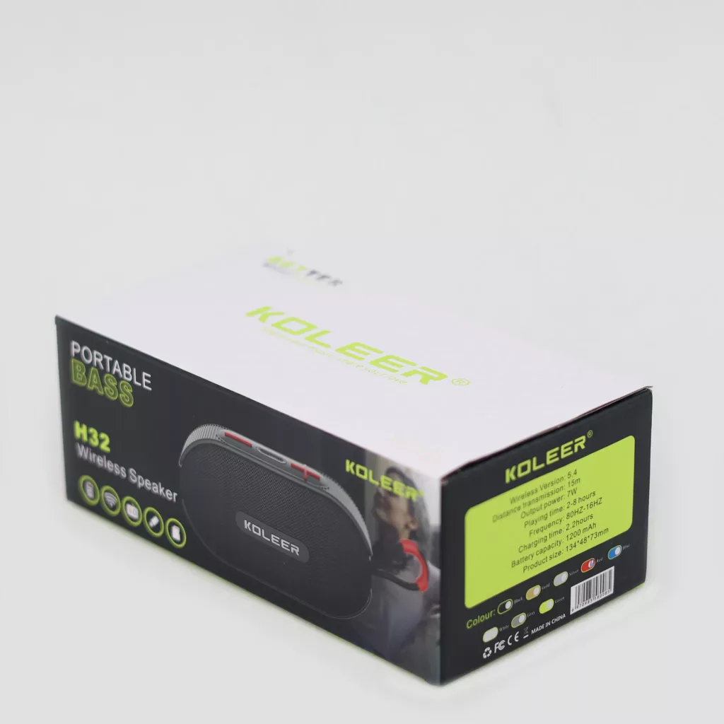 اسپیکر بلوتوثی قابل حمل کلر مدل H32